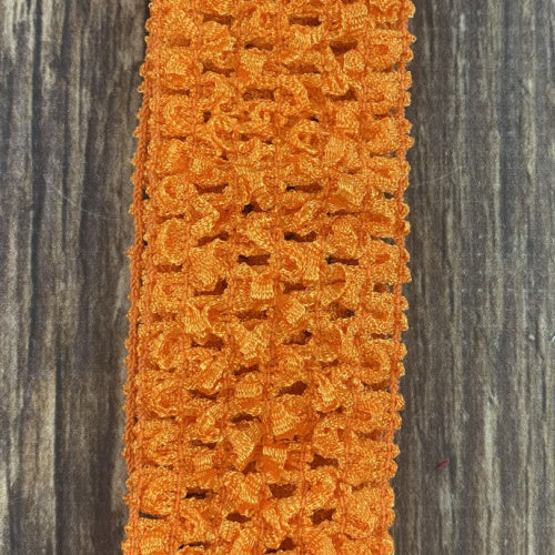 Orange Individual Crochet 1.5" Headband