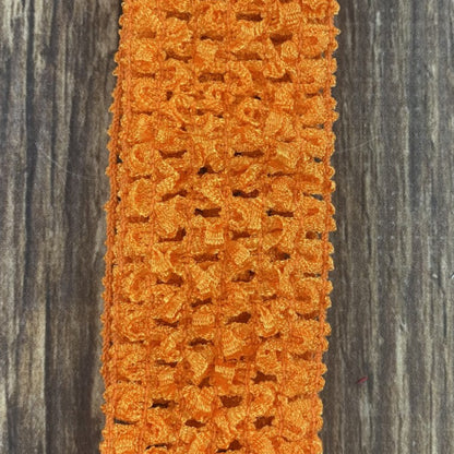 Orange Individual Crochet 1.5" Headband