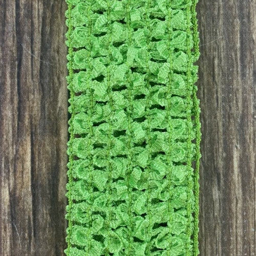 Neon Green Individual Crochet 1.5" Headband