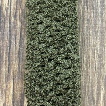 Olive Individual Crochet 1.5" Headband