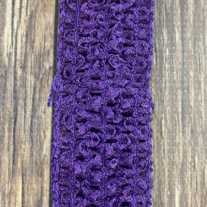 Eggplant Individual Crochet 1.5" Headband