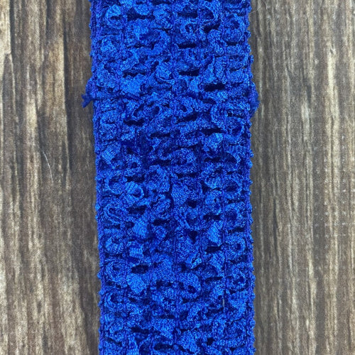 Royal Blue Individual Crochet 1.5" Headband