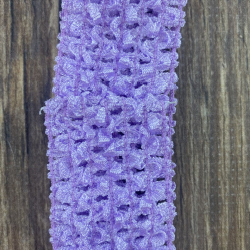 Lavender Individual Crochet 1.5" Headband