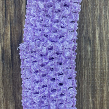 Lavender Individual Crochet 1.5" Headband