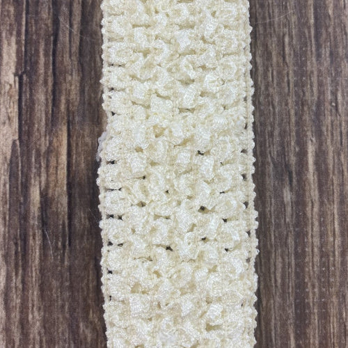 ivory Individual Crochet 1.5" Headband