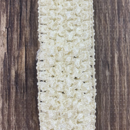 ivory Individual Crochet 1.5" Headband