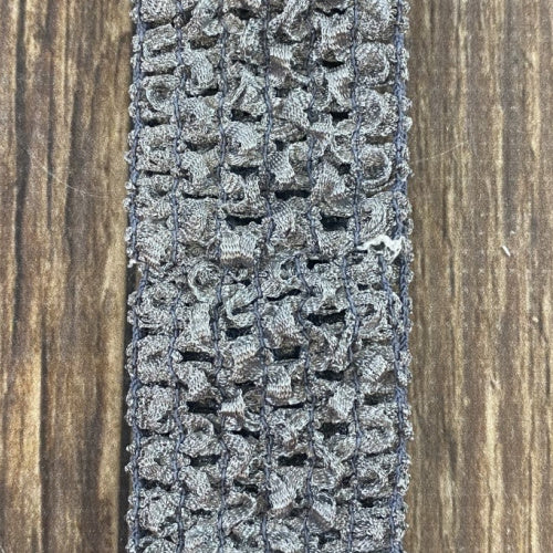 Pewter Individual Crochet 1.5" Headband