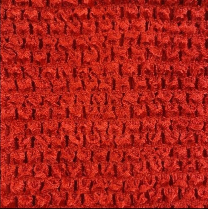 Red 8" Lined Crochet Tutu Top