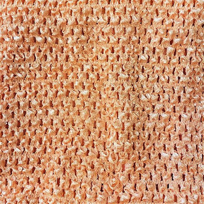 Peach 8" Lined Crochet Tutu Top