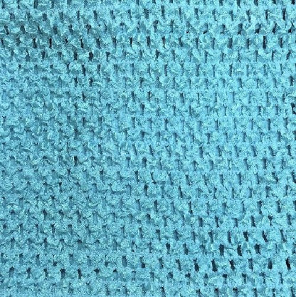 Blue Aqua Lined Crochet Tutu Top