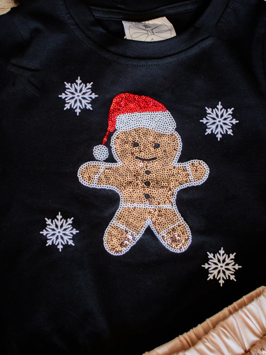 Gingerbread Glam Sparkly Skirt Set - Alternative view