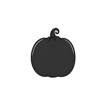 Black Halloween mystery pumpkin