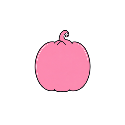 Pink Halloween mystery pumpkin