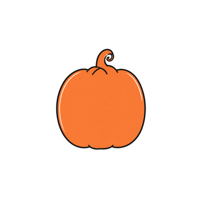 Orange Halloween mystery pumpkin