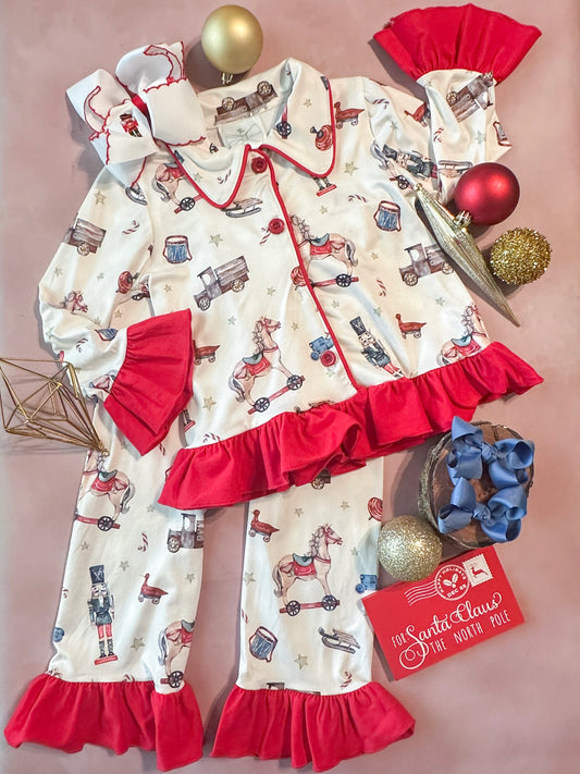 Rocking Horses & Nutcracker Girl's PJ's