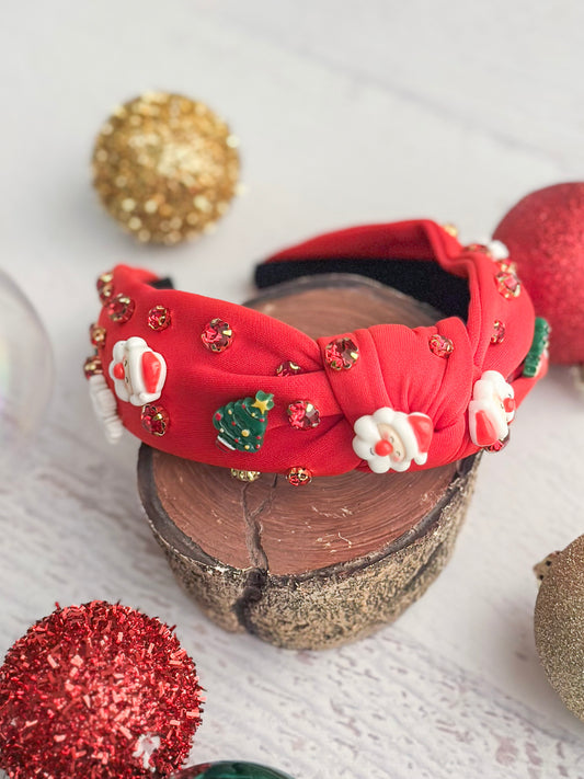 Santa Wonderland Red Headband