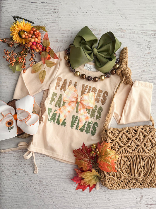 Fall Vibes Tied Long Sleeve