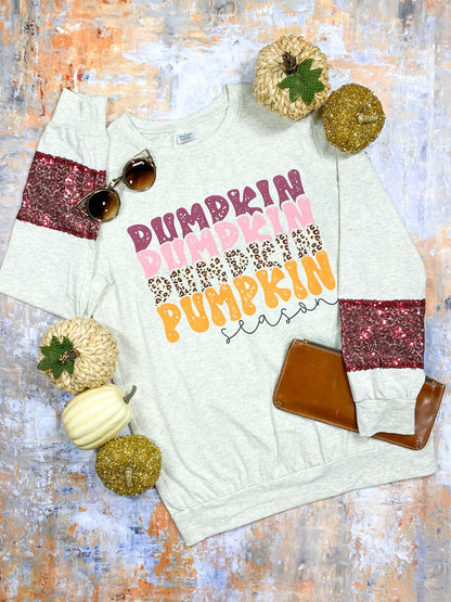 Moms pumpkin season top
