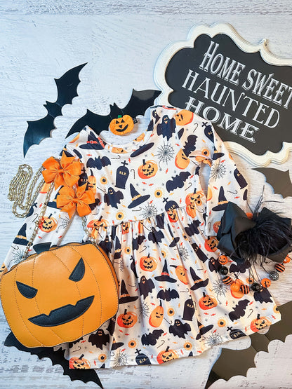 spooky and fun halloween horrors twirl dress