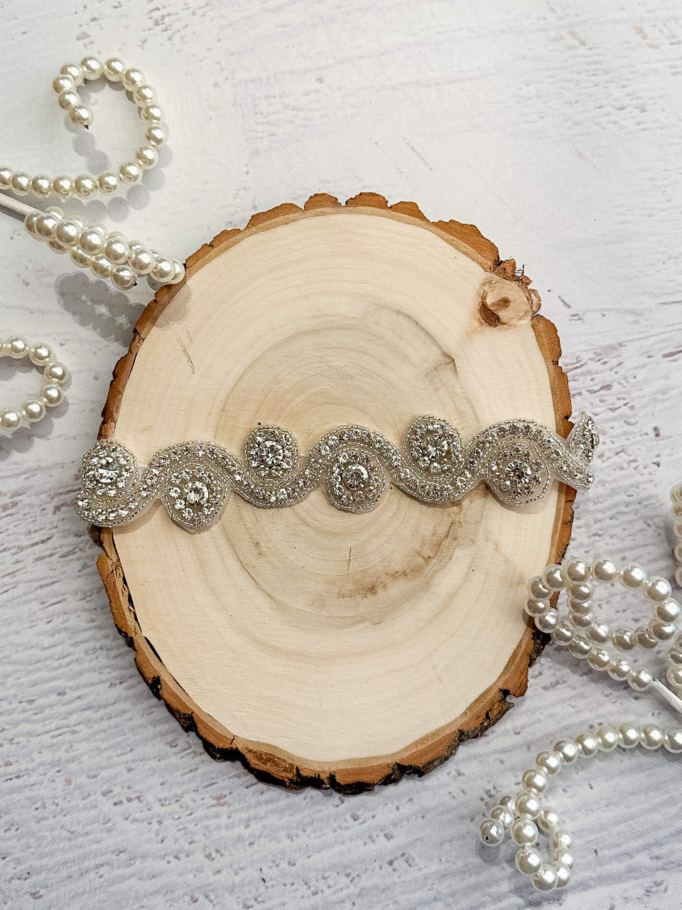 sparkling rhinestone headband for girls.