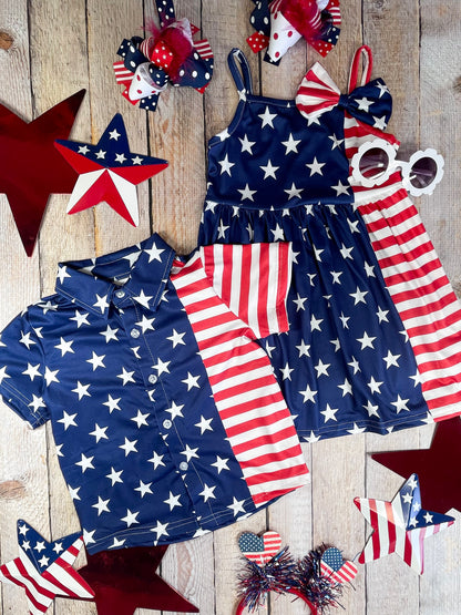 boys and girls 4th of july sister brother sibling outfits