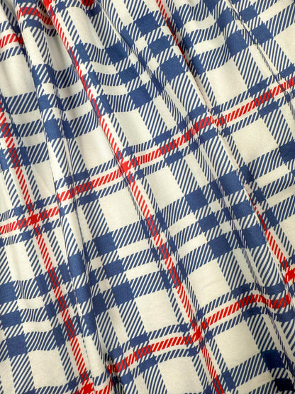 close up photo of plaid detailing