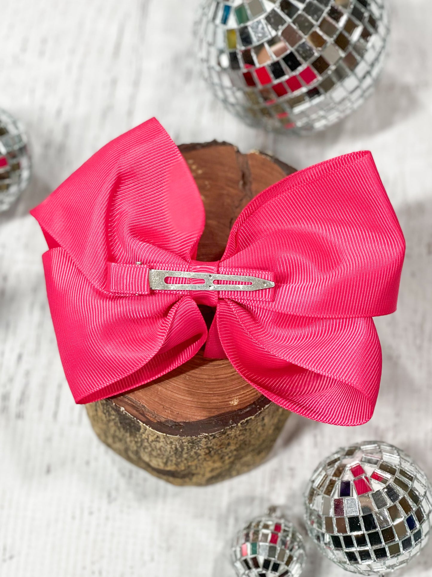 Classic Grosgrain Hair Bow - Alligator Clip - 4.5"
