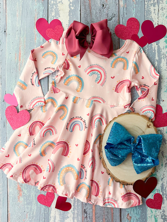 Rainbows Galore Twirl Dress
