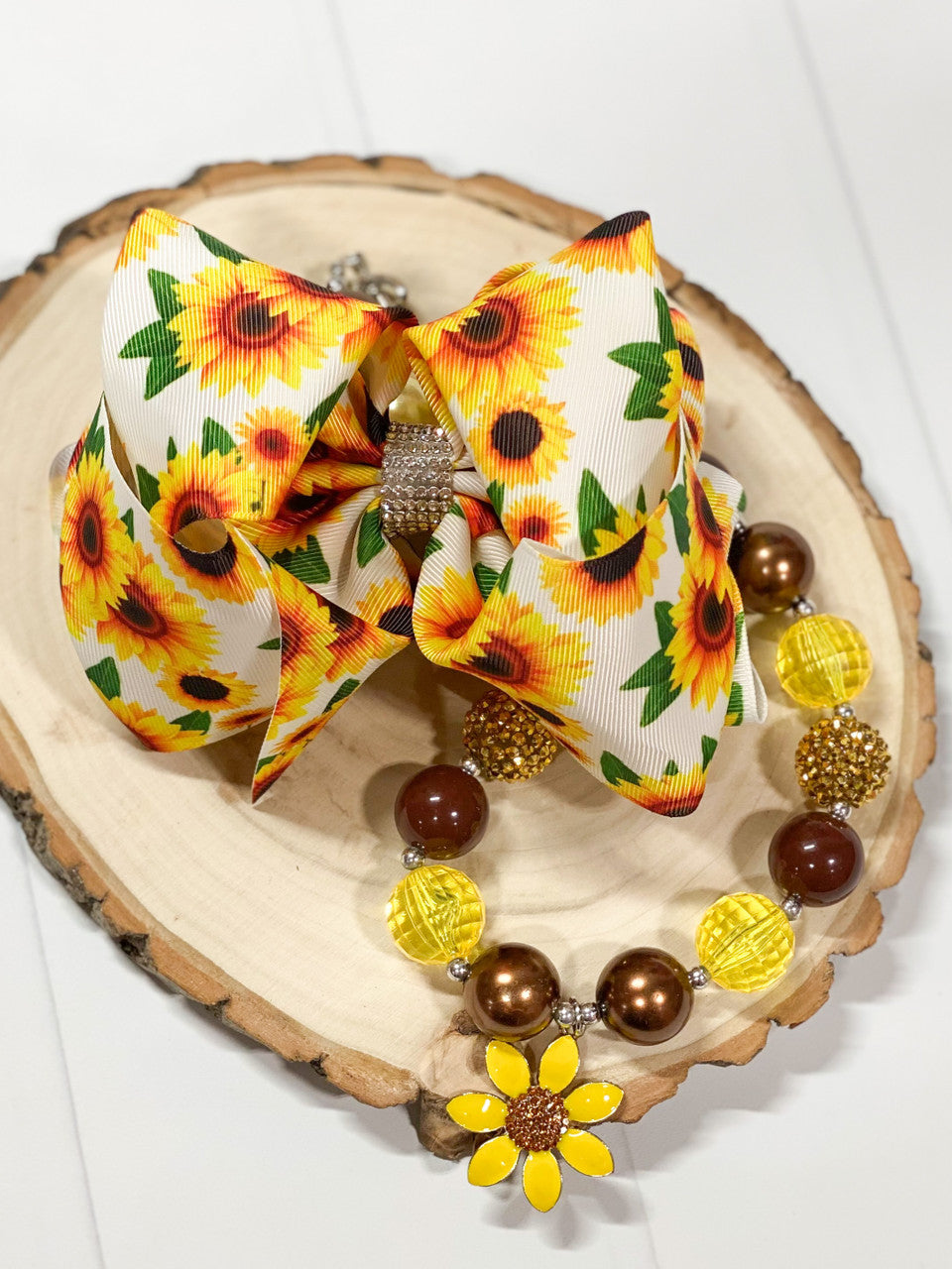 Sunflower bow