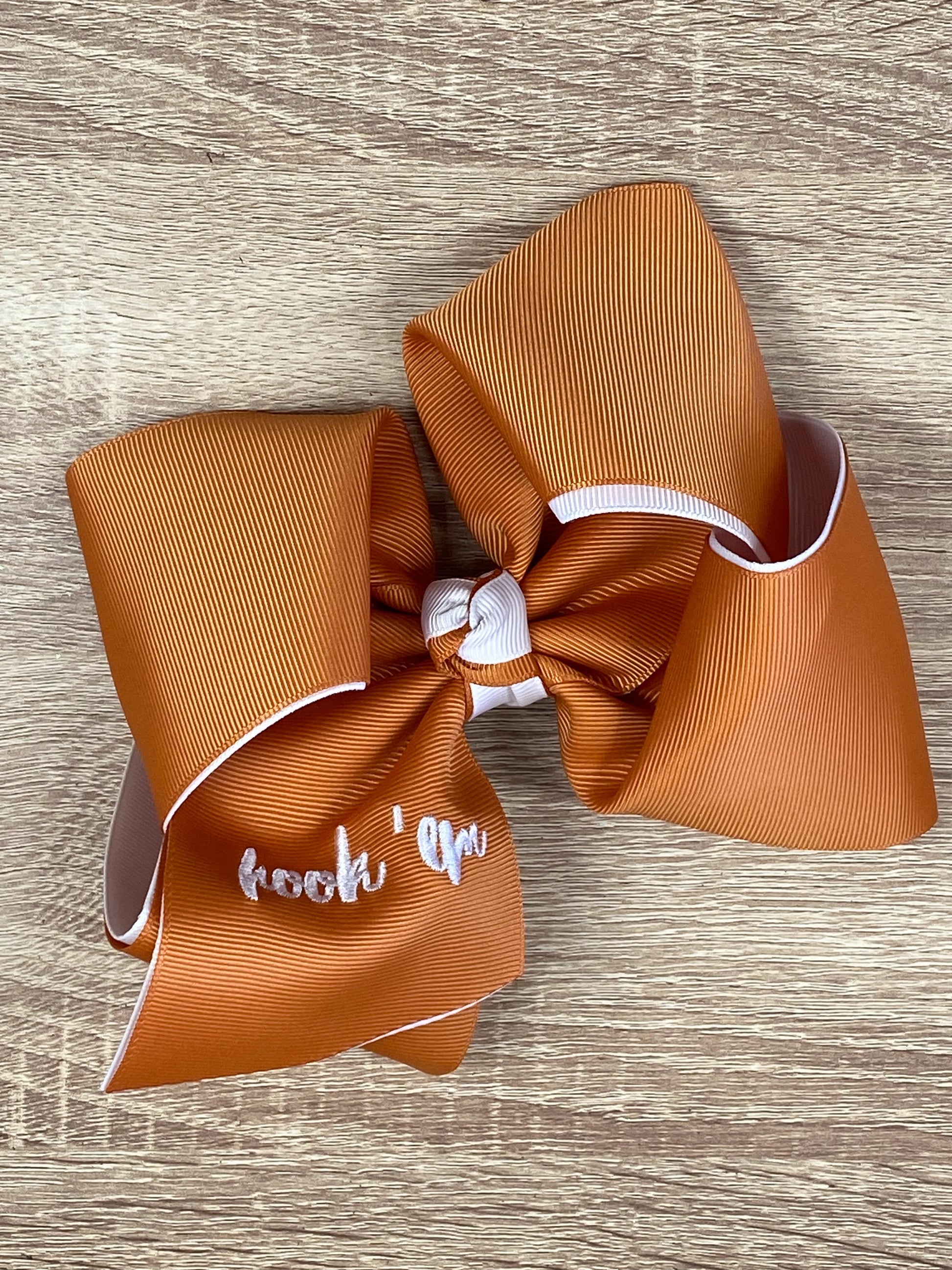 Horns Double Layer School Spirit Hair Bows