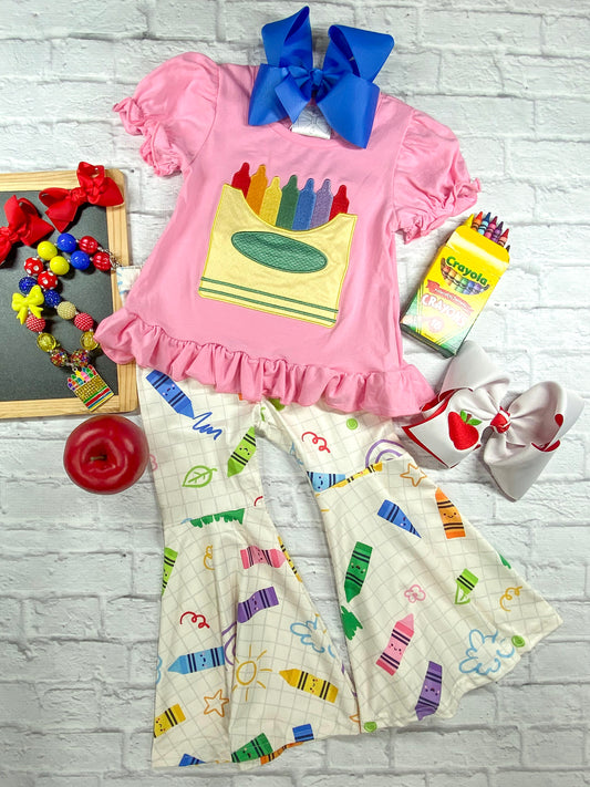 Box of Crayons Bell Bottoms Set