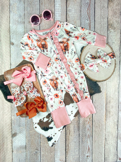 Highland Bloom Infant Onesie