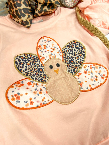 close up of turkey applique