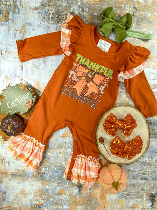 Thankful Bow Infant Onesie
