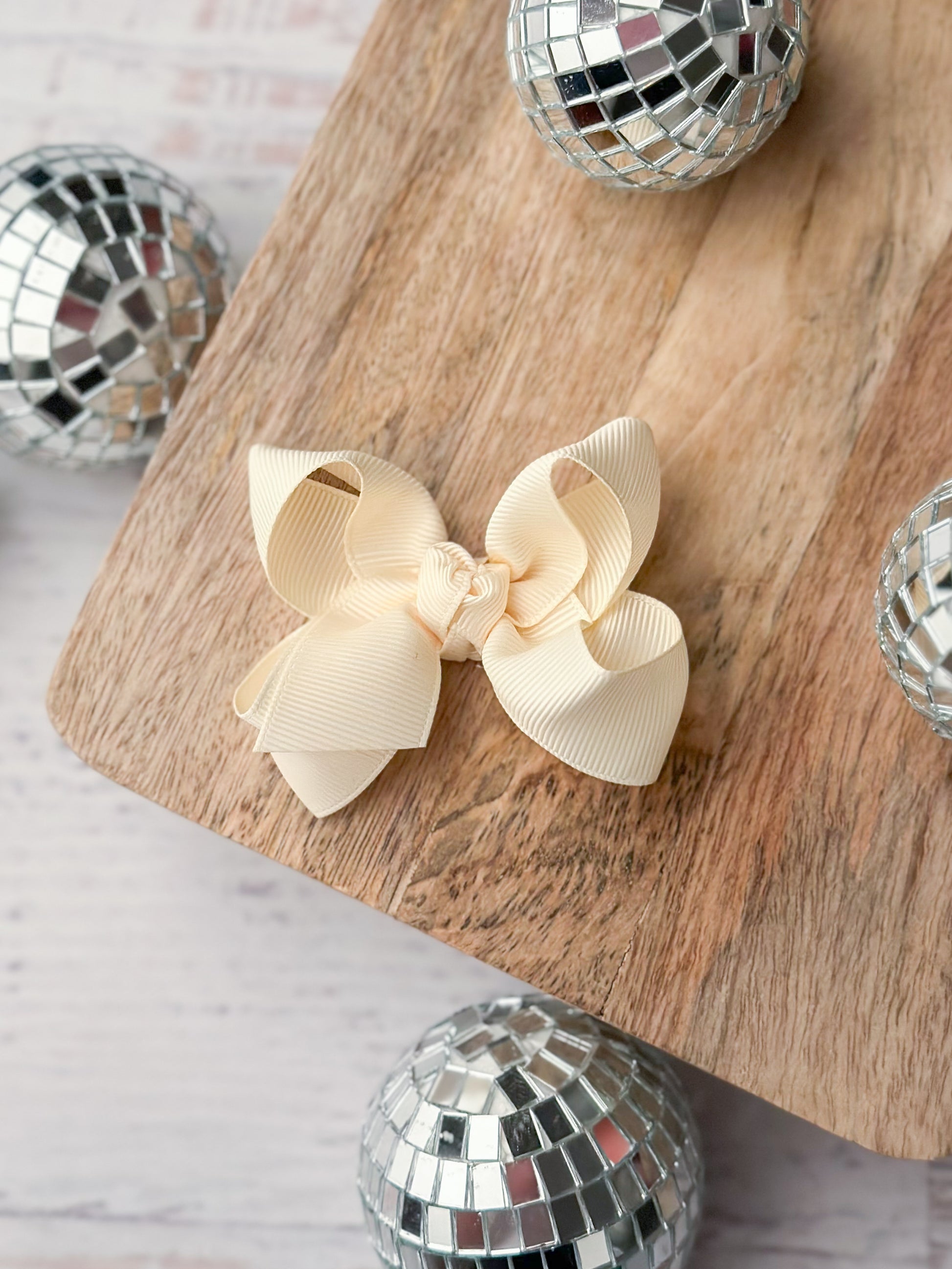 Ivory Original Grosgrain Hair Bow