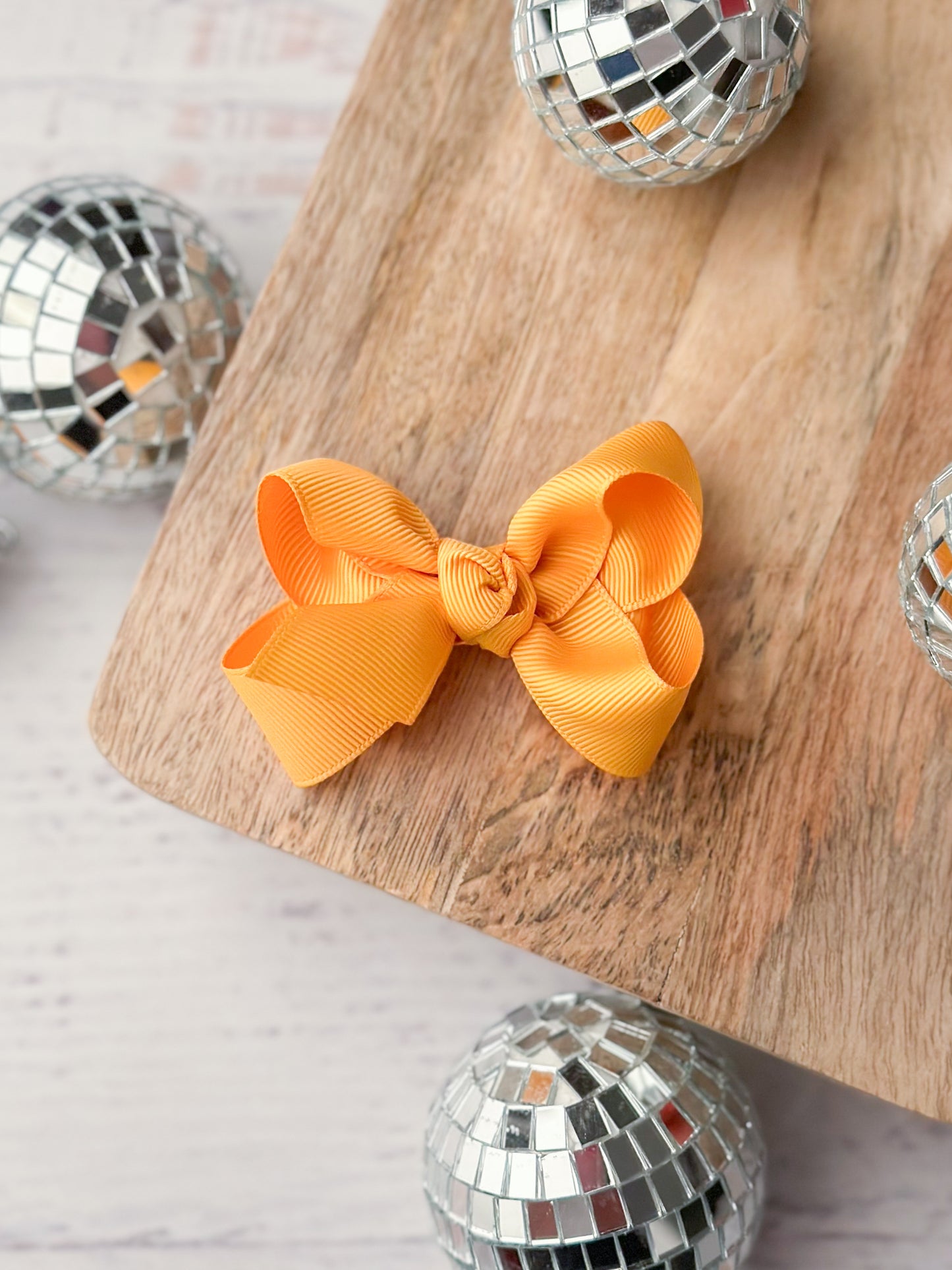 Mustard Original Grosgrain Hair Bow