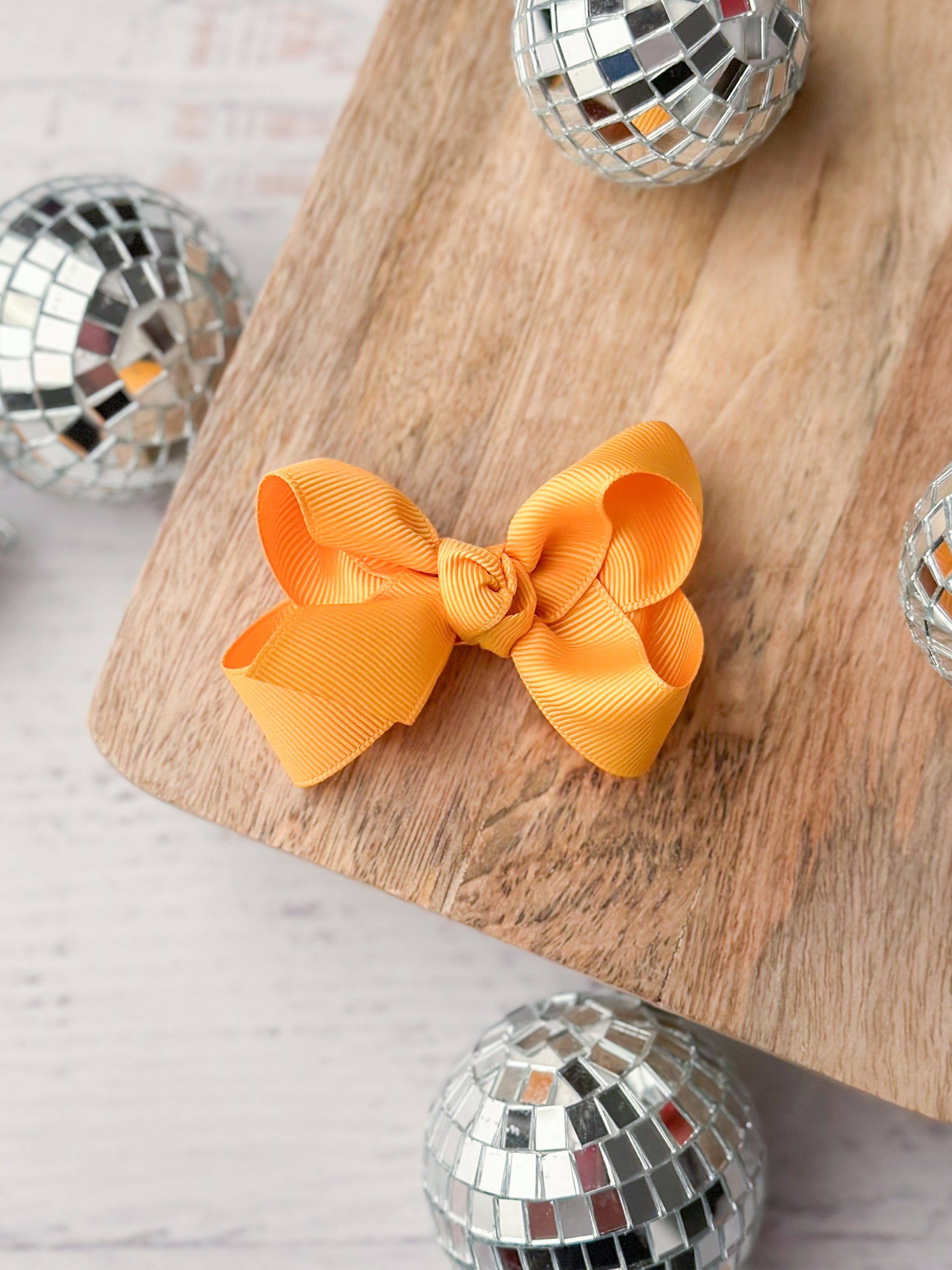 Mustard Original Grosgrain Hair Bow