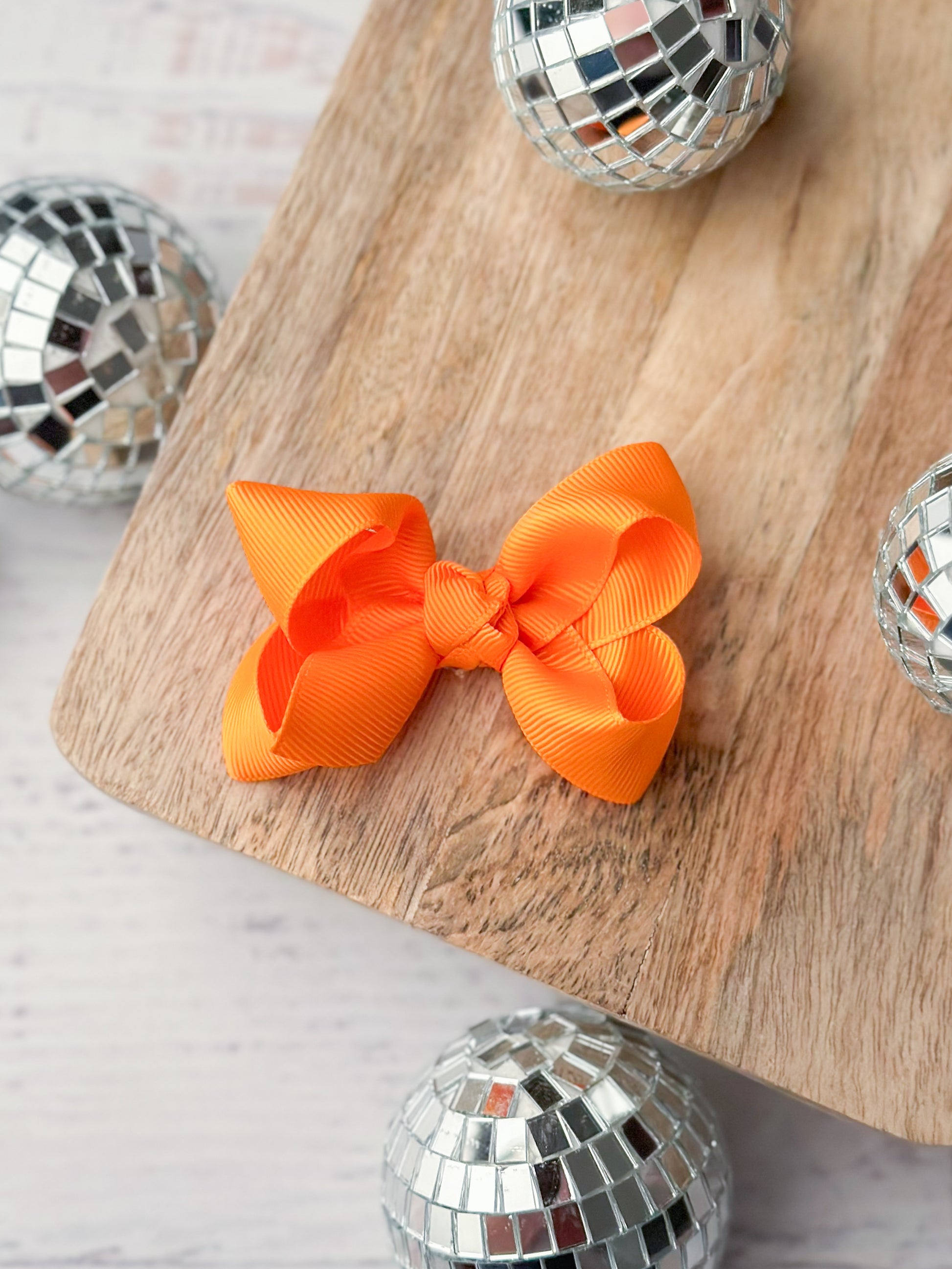 Orange Original Grosgrain Hair Bow
