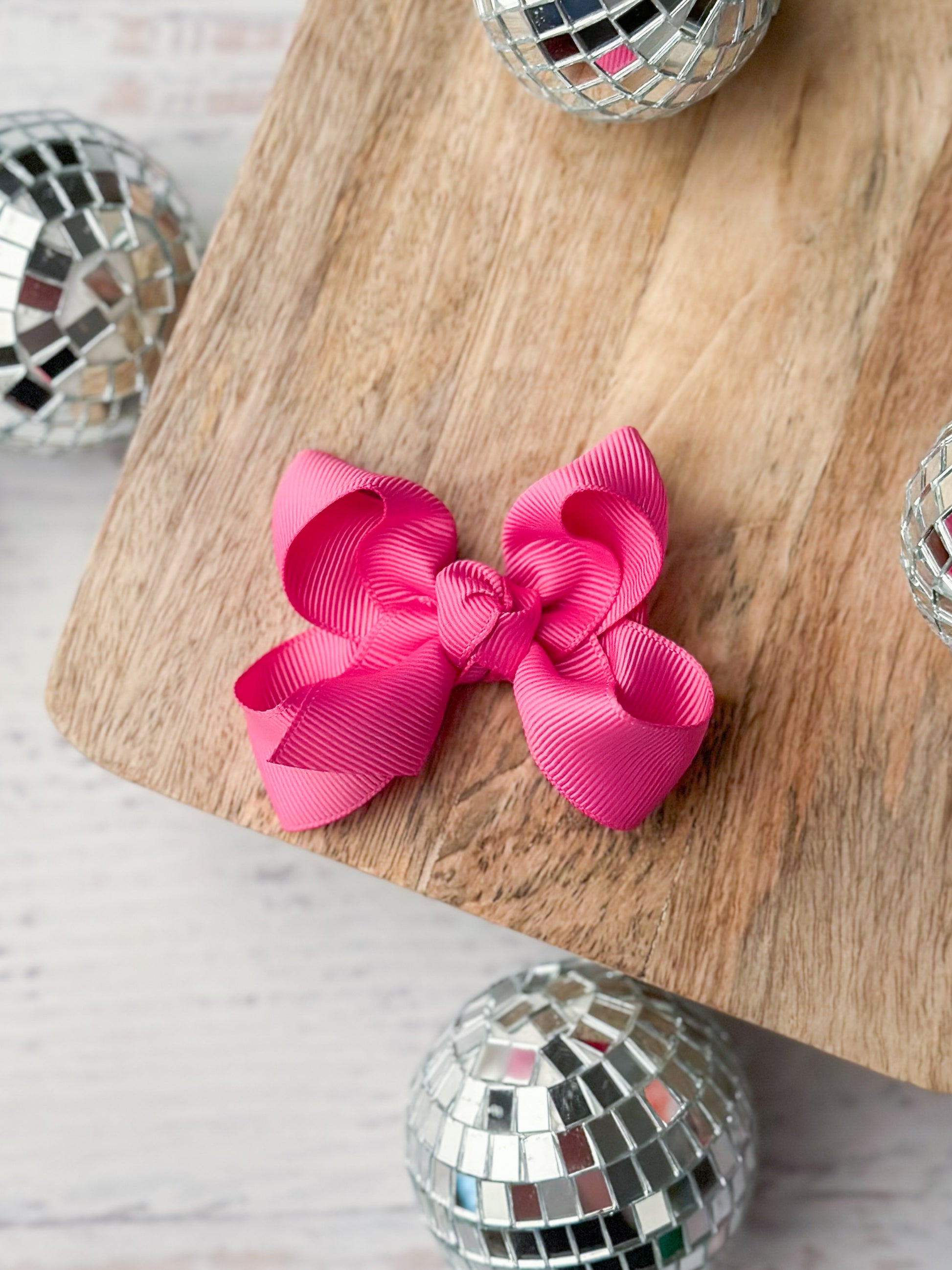 Original Grosgrain Hair Bow - fushia