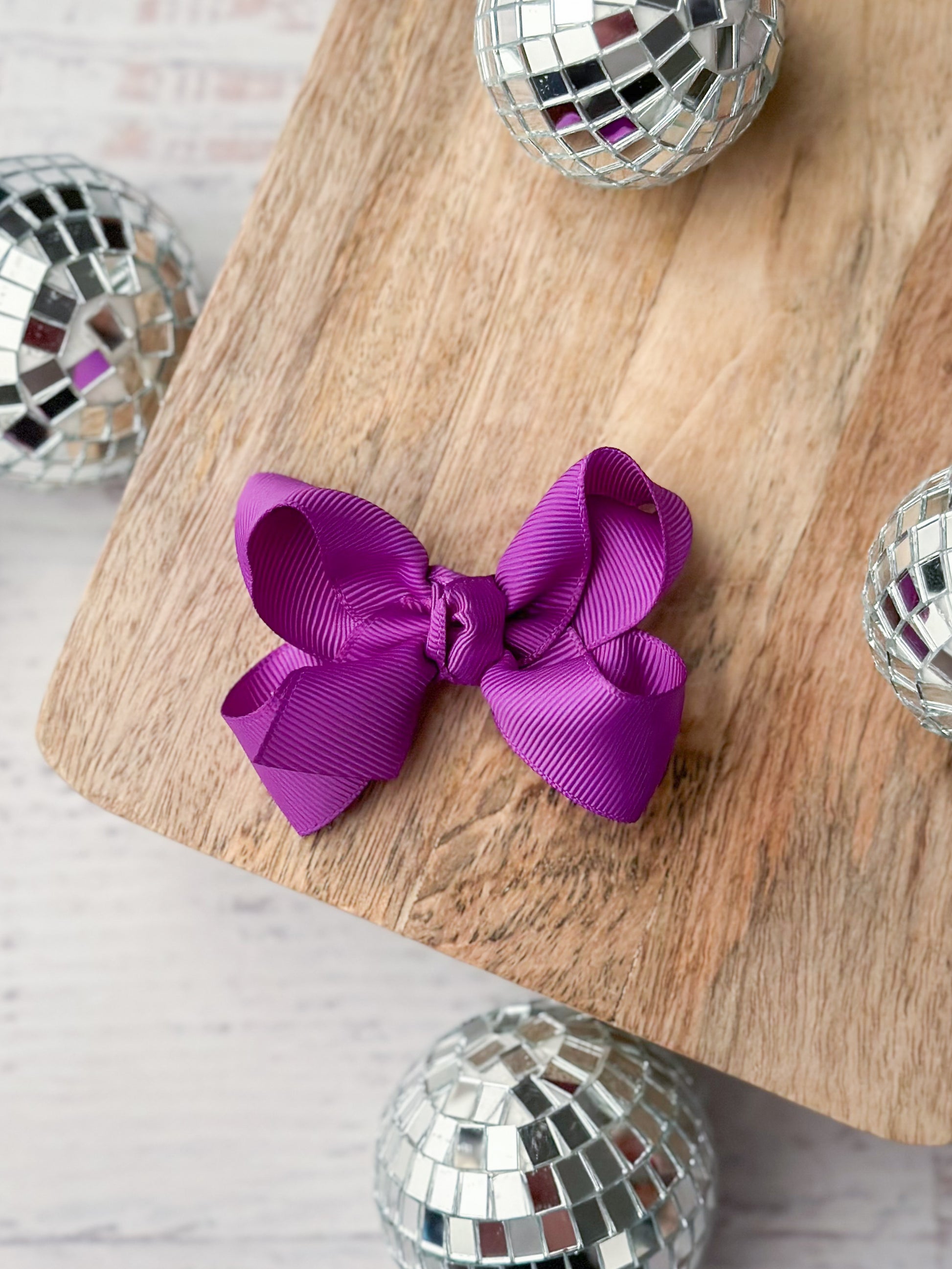 Purple Original Grosgrain Hair Bow