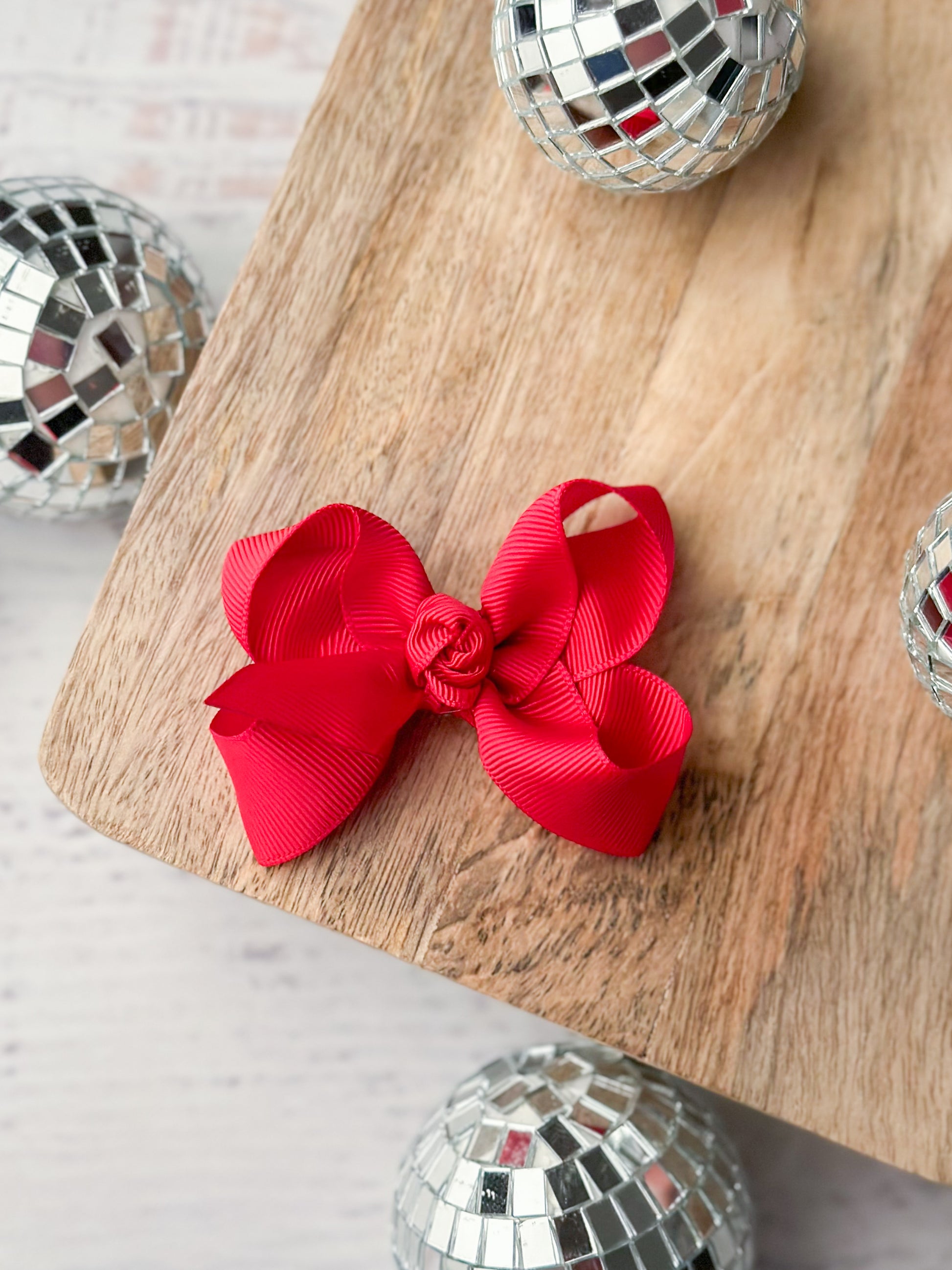Red Original Grosgrain Hair Bow