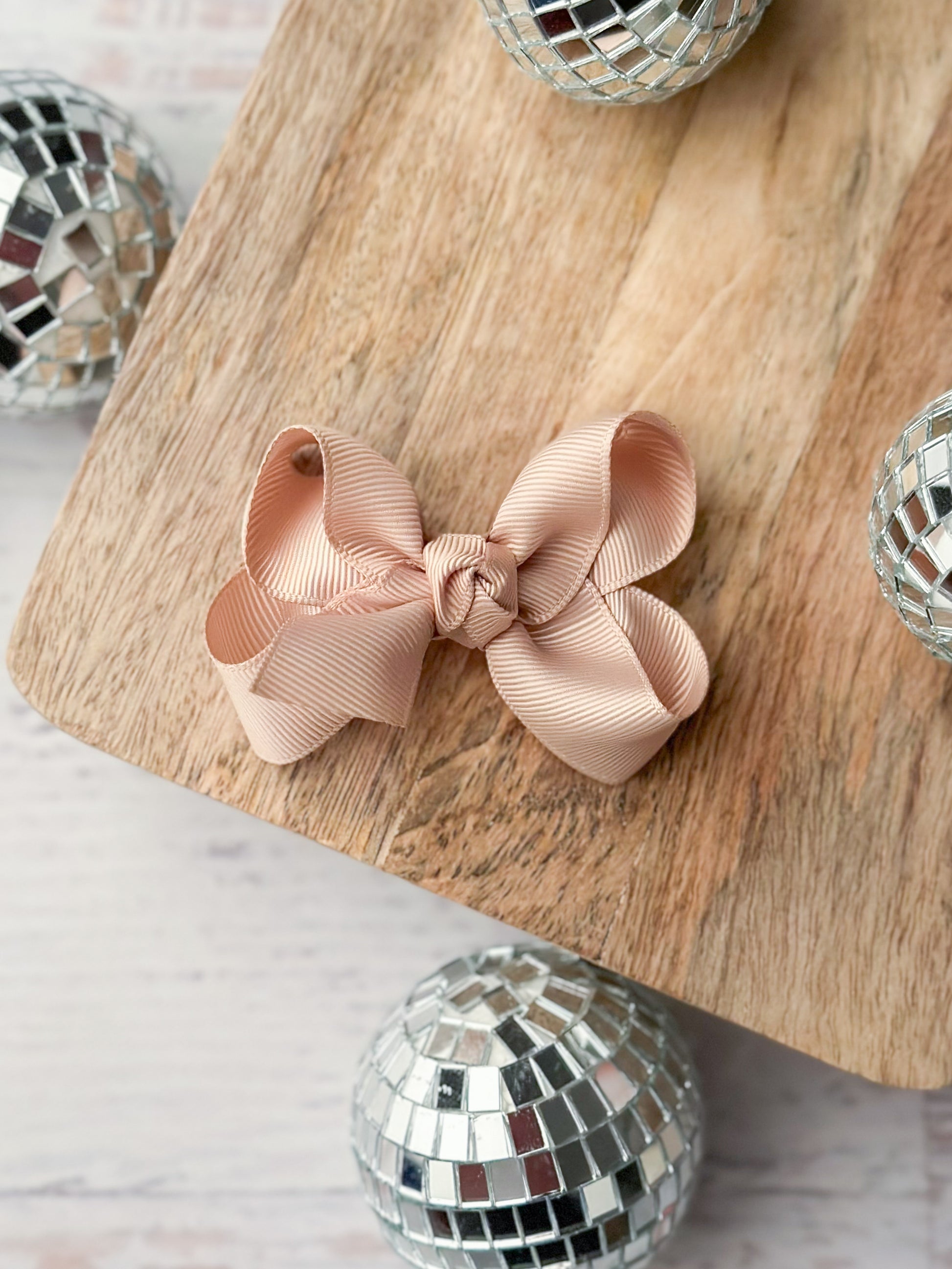 Oatmeal Original Grosgrain Hair Bow