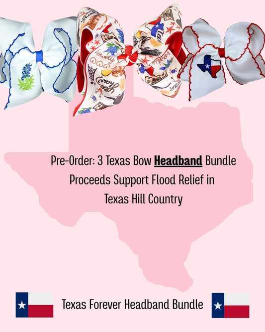 Pre-Order: Texas Forever Bow Headband Bundle