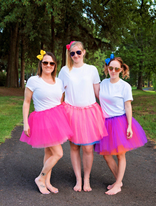 Adult tutus sized for women.