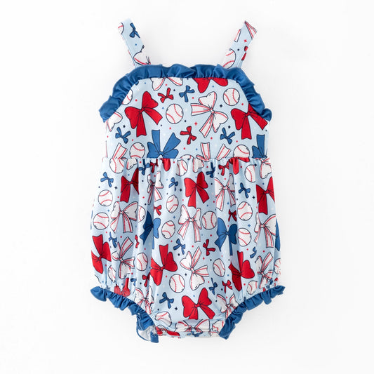All-Star Bows Infant Romper girls boutique outfit set from The Hair Bow Company