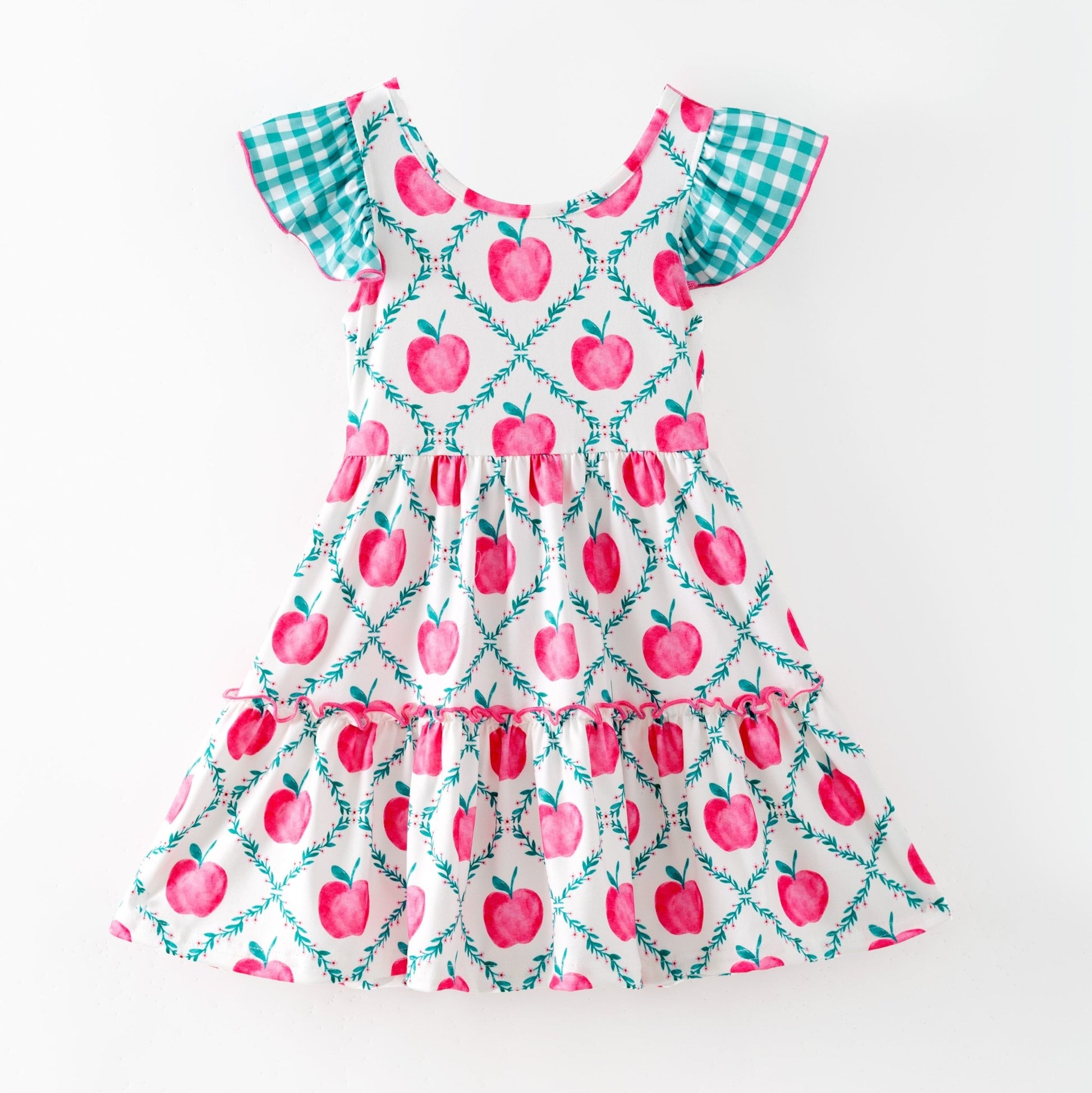 Girls Apple Orchard Dress | Back to School Dress for Girls 12y Girls Apple Orchard Dress | Back to School Dress for Girls 12y