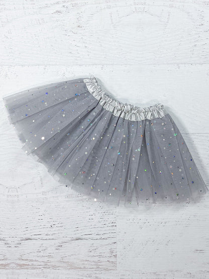 Silver grey baby tutu