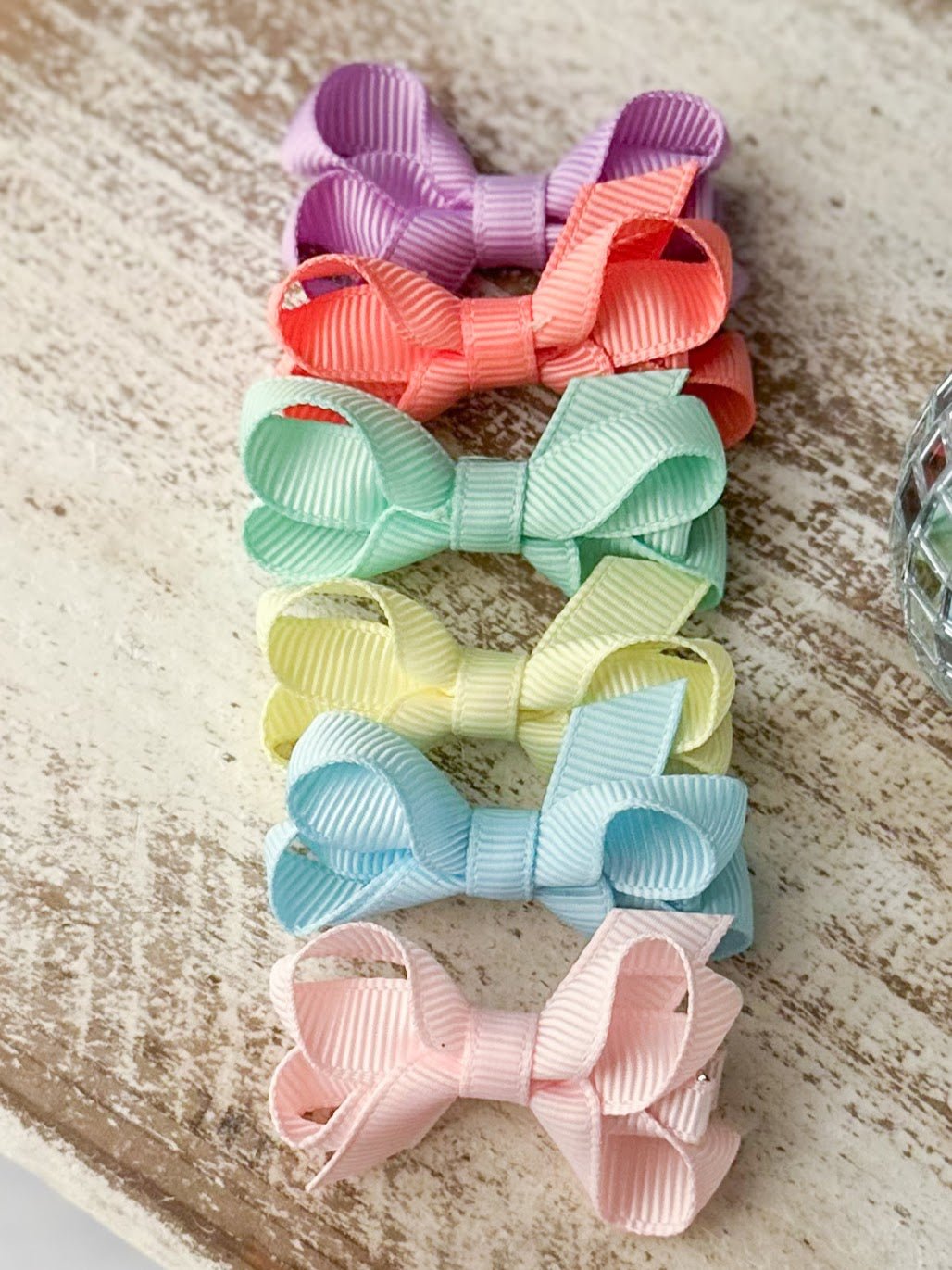 Pastel bitty baby bow variety pack