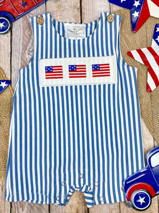 Flag Stripe Jon Jon on a wooden background