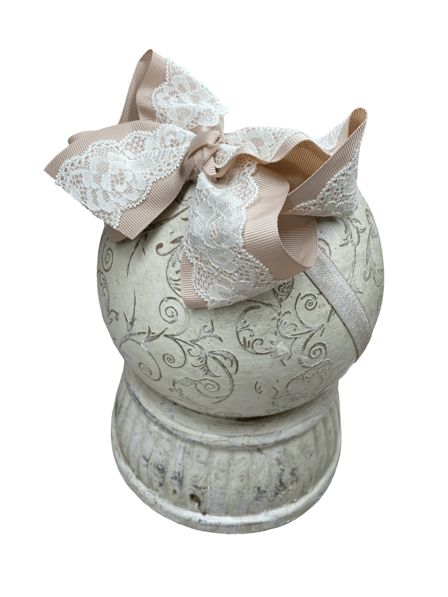 Chantilly Lace Two-Tone Bow Headband | Classic Lace Baby & Toddler Headband